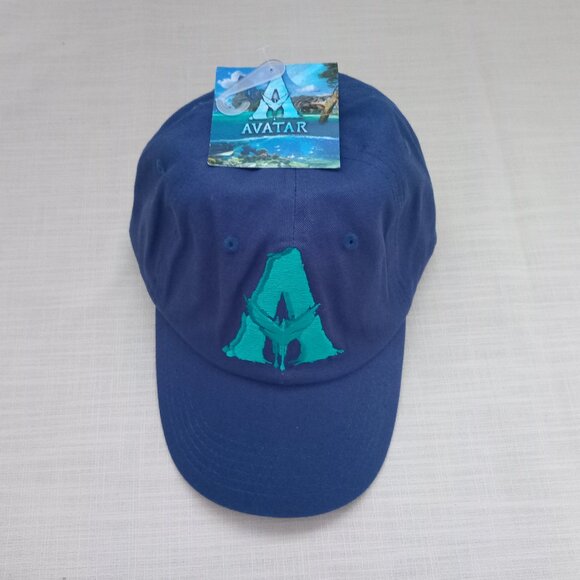 James Cameron's Movie Avatar Cap Hat Adjustable Back Strap Blue Logo One Size - Picture 1 of 4